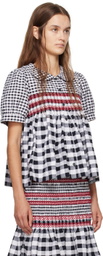 Molly Goddard Black Iwona Blouse