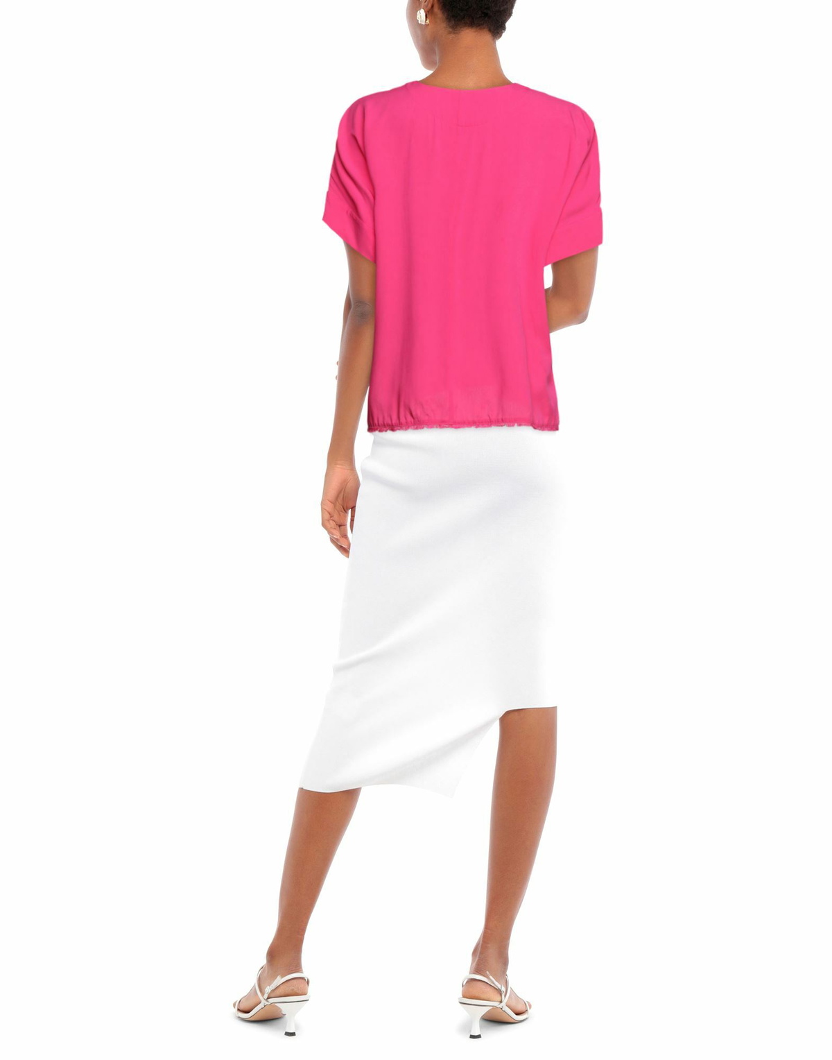 Manila Grace Womens Top in Fuchsia