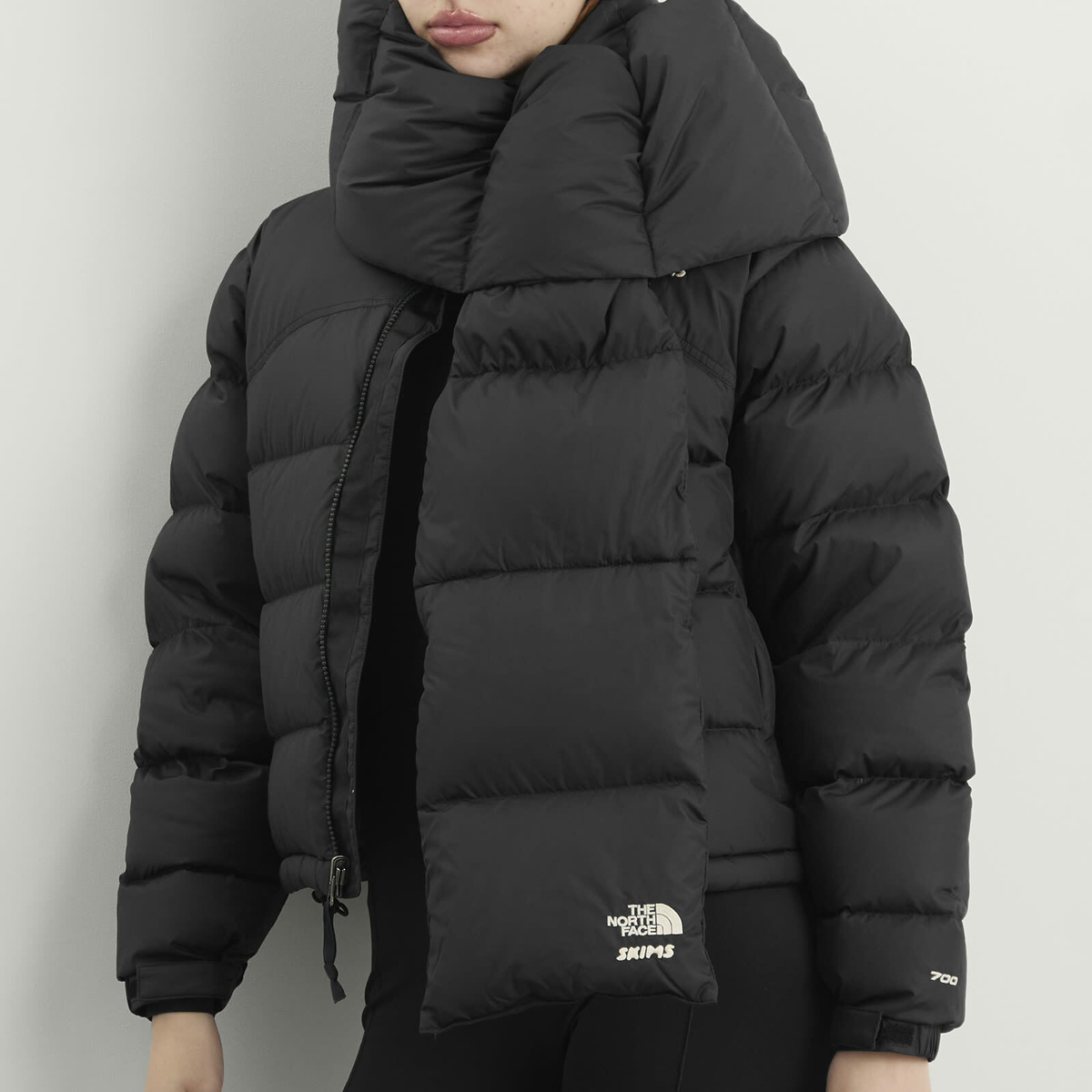 The North Face Women's x SKIMS Scarf in Sk Onyx 
