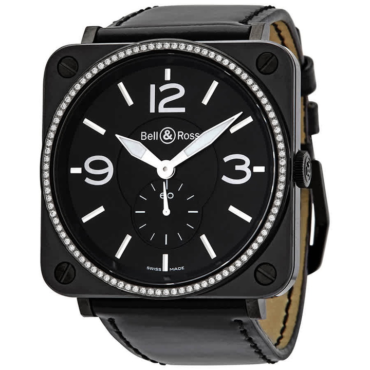 Photo: Bells and Ross Quartz Black Dial Watch BRS98-BCS-00807