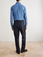 Barena - Straight-Leg Wool-Flannel Suit Trousers - Blue