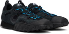 Marine Serre Black Suede Leather MS Rise Tyko Sneakers