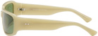Dries Van Noten Yellow Rectangle Sunglasses