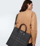 Burberry - London Check canvas tote bag