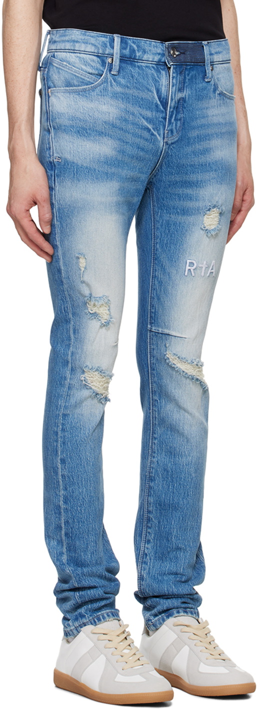 RTA Blue Clayton Skinny Jeans