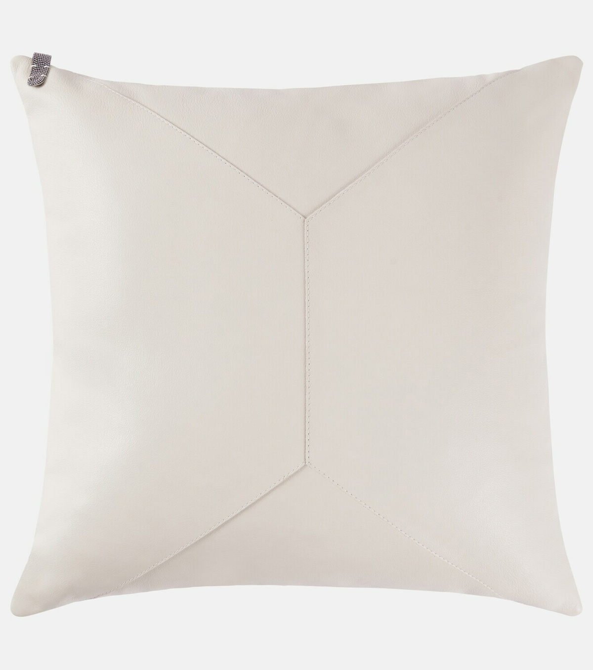 Brunello Cucinelli Monili leather cushion