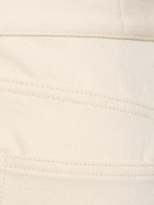 JIL SANDER Cotton Denim Mid Rise Knee Line Jeans
