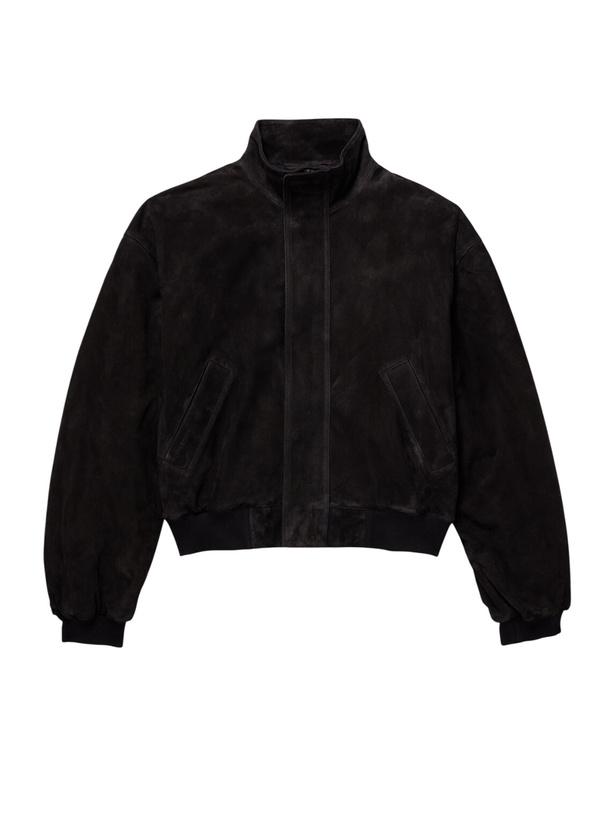 Photo: Balenciaga - Suede Jacket - Black