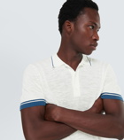 Orlebar Brown Maranon cotton and linen-blend polo shirt