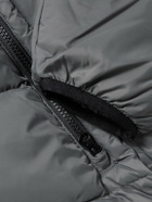 FrizmWORKS - Altavia Quilted Nylon Hooded Down Jacket - Gray