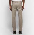 Wacko Maria - Slim-Fit Wool-Twill Trousers - Men - Beige