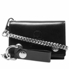 Mastermind Japan Men's Short Chain Wallet in Black