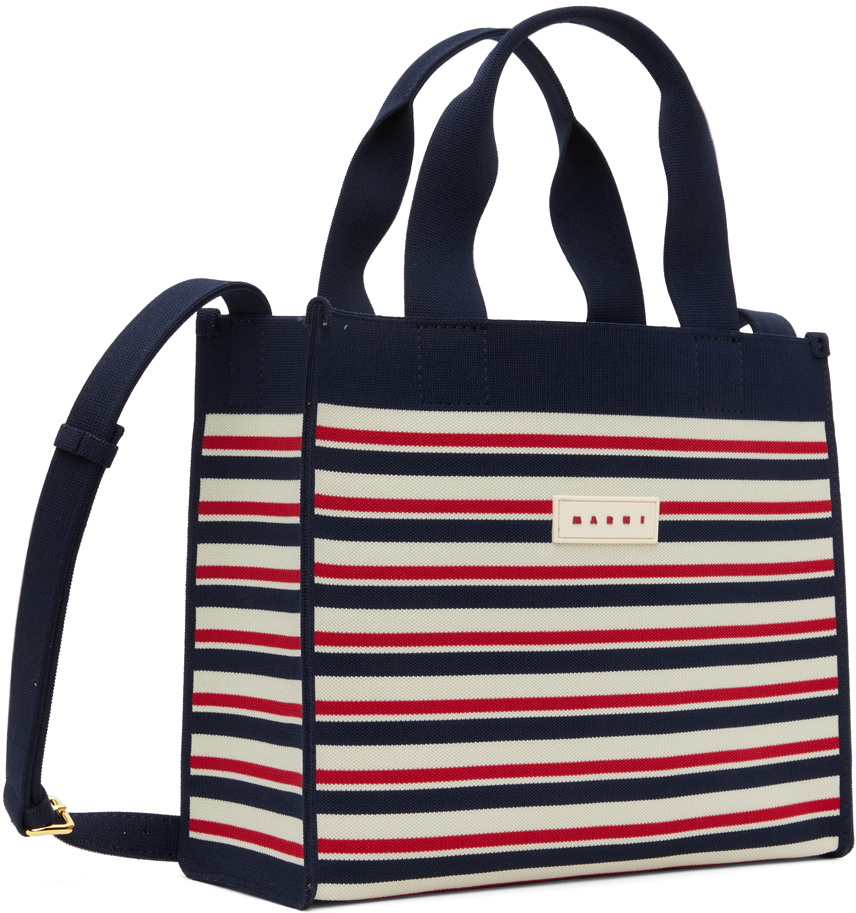 ★MARNI★ Small Shopping Knit Jacquard Tote Bag Multicolor S Marni Jacquard Tote Bag | Yellow | FARFETCH JO