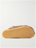 Yuketen - Sal 1 Faux Fur Sandals - Brown