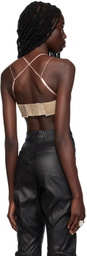 Liza Keane SSENSE Exclusive Pink Beast Tank Top