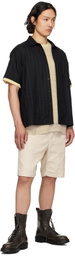 Engineered Garments Off-White Fatigue Shorts