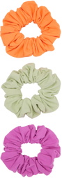 Gil Rodriguez Three-Pack Multicolor Classic Scrunchie Set