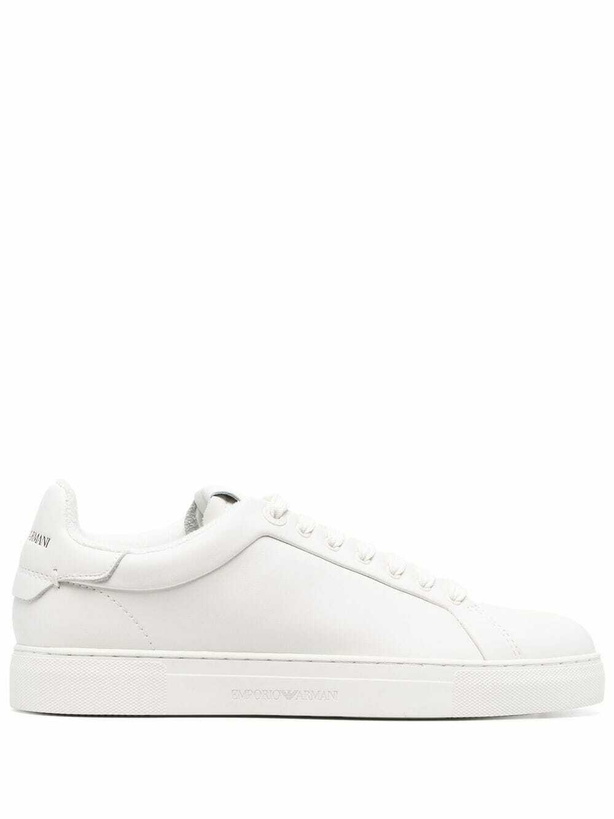 Photo: EMPORIO ARMANI - Leather Sneakers