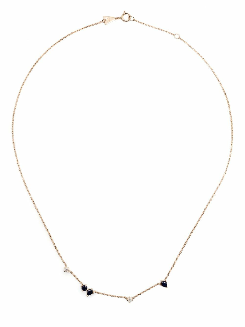 Adina Reyter 14K Yellow Gold Premier Amigos Sapphire And Diamond Necklace