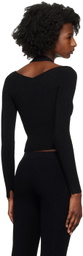 MISBHV Black Seamless Cardigan