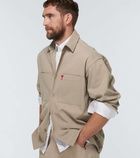 Ami Paris Ami de Coeur cotton overshirt