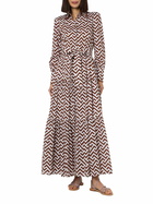 MC2 Saint Barth Striped Print Woman Cotton Dress Jensen