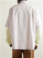 Acne Studios - Sarlie Striped Cotton-Poplin Shirt - Pink