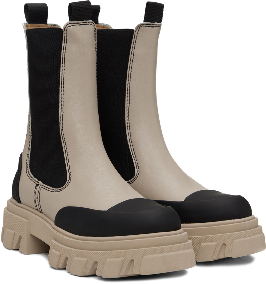 Cleated Mid Chelsea Boots