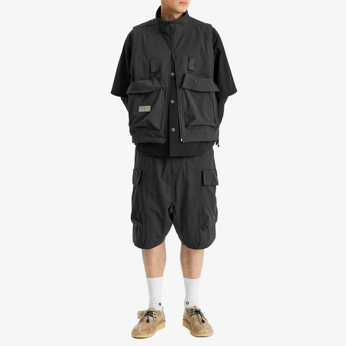 Poliquant Men's Packable Multiple Functions Vest in Black