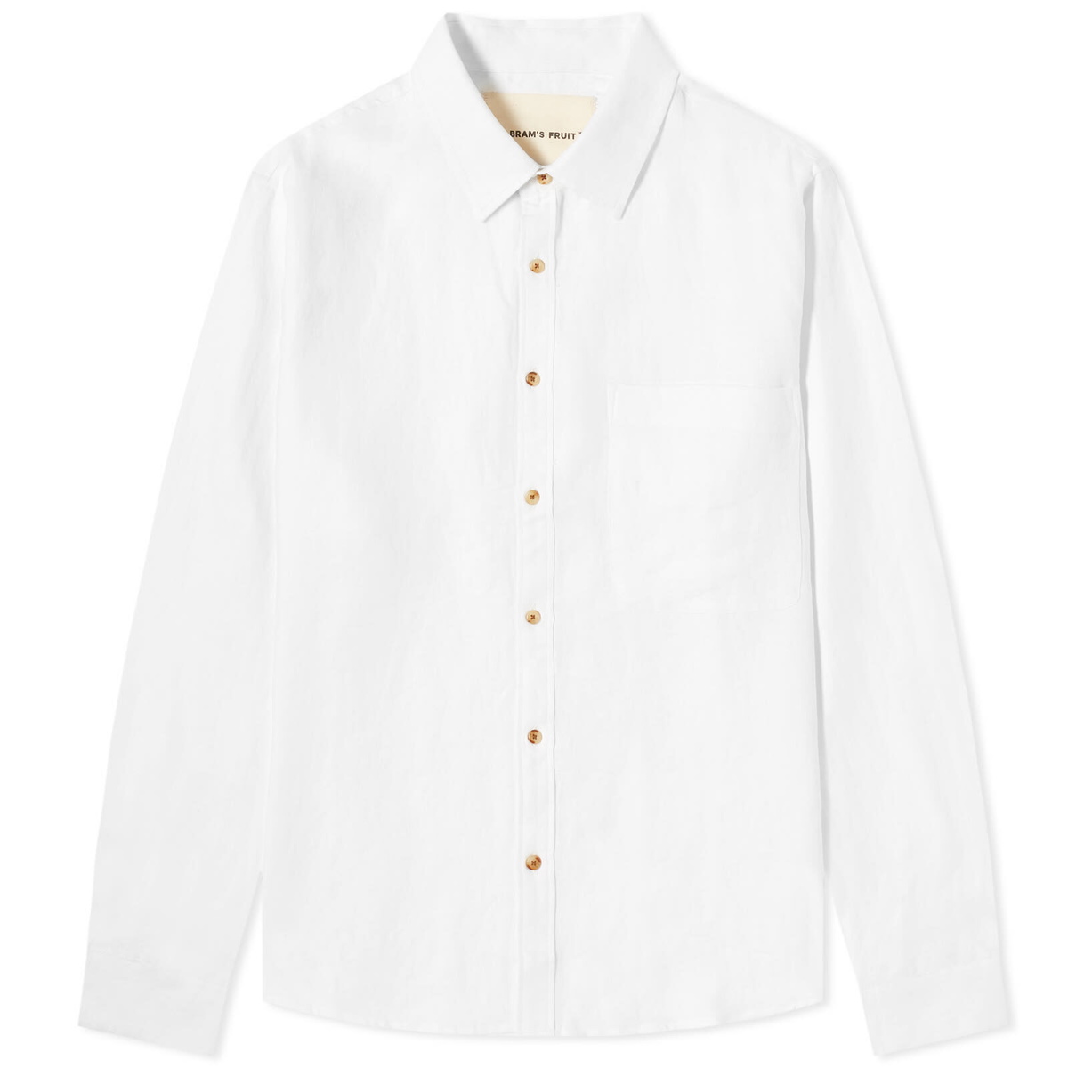 Bram's Fruit Men's Linen Shirt in Off White