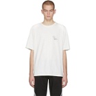 C2H4 White Distorted Horizon Coordinate T-Shirt