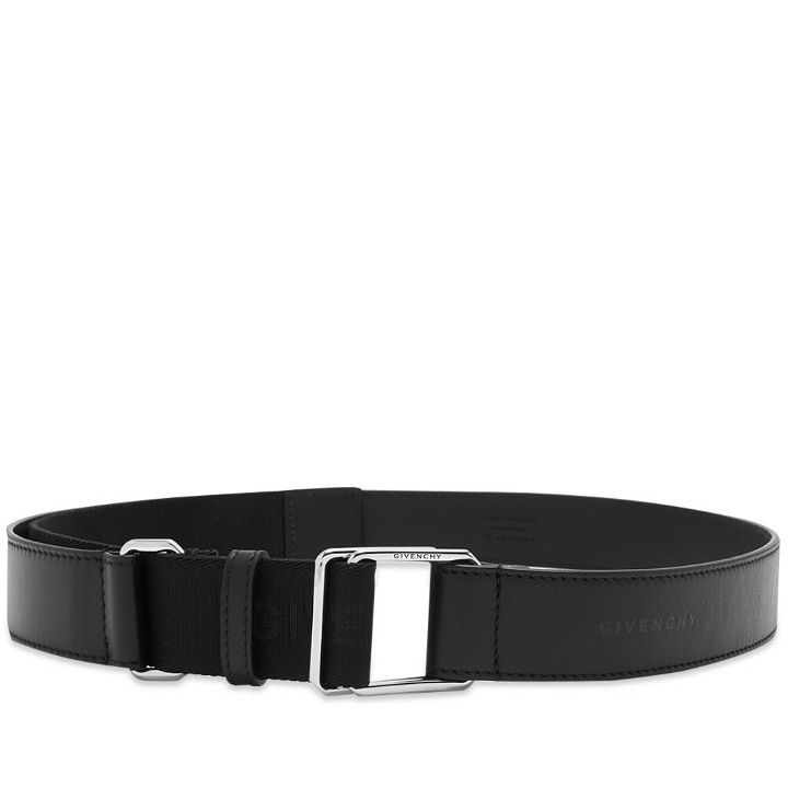 Photo: Givenchy Men's Double Buckles Belt in Black