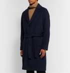 Mr P. - Oversized Belted Alpaca-Blend Overcoat - Blue