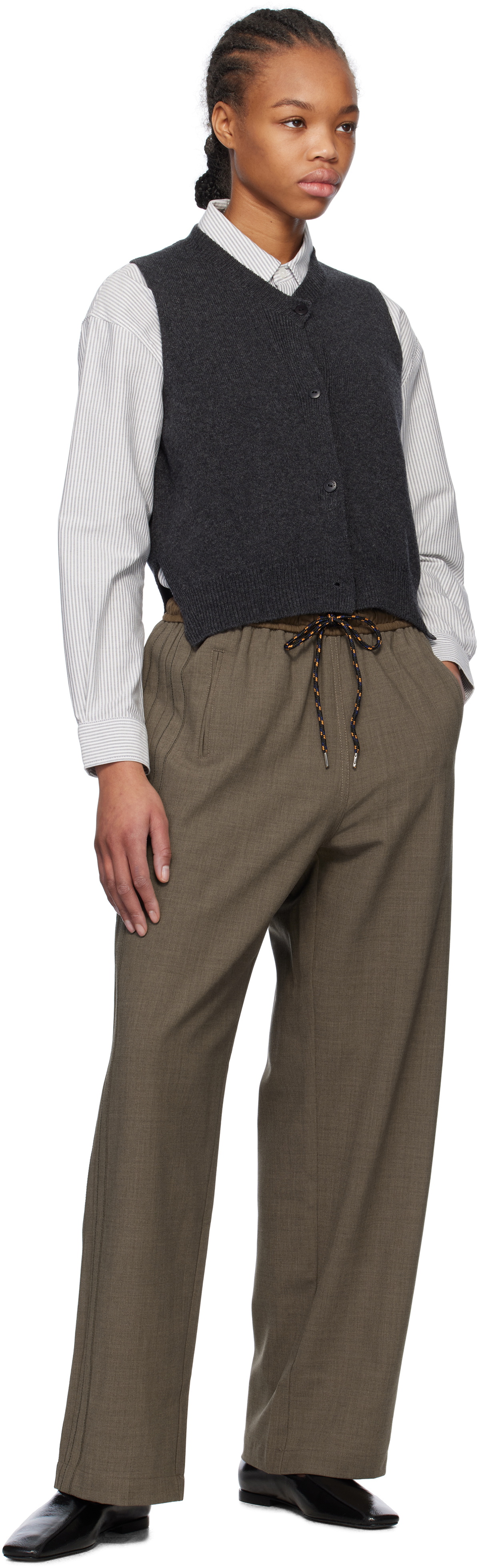 Cordera Gray Wool & Cashmere Vest