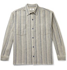 YMC - Andre Striped Cotton-Blend Shirt - Neutrals