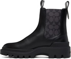 Coach 1941 Black Colson Signature Chelsea Boots