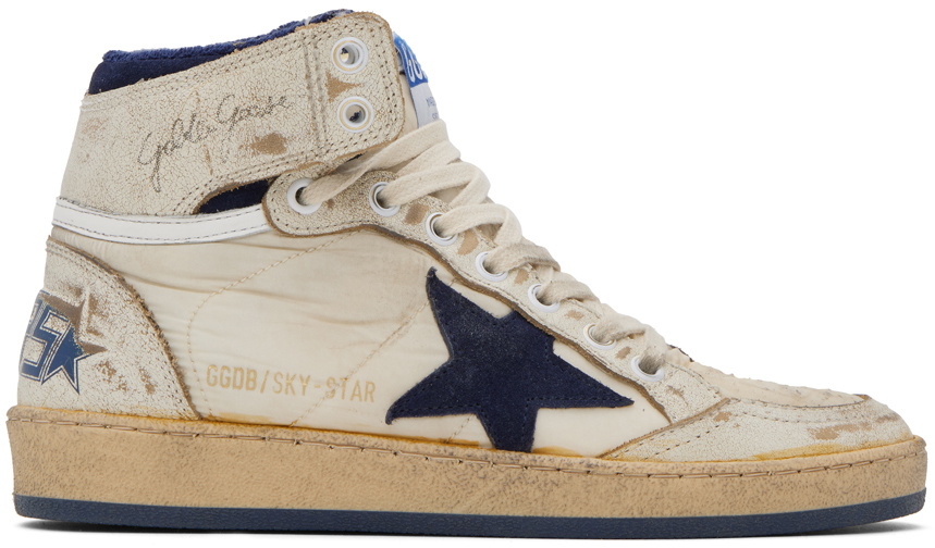 Golden Goose Off-White Sky Star Sneakers Golden Goose Deluxe Brand