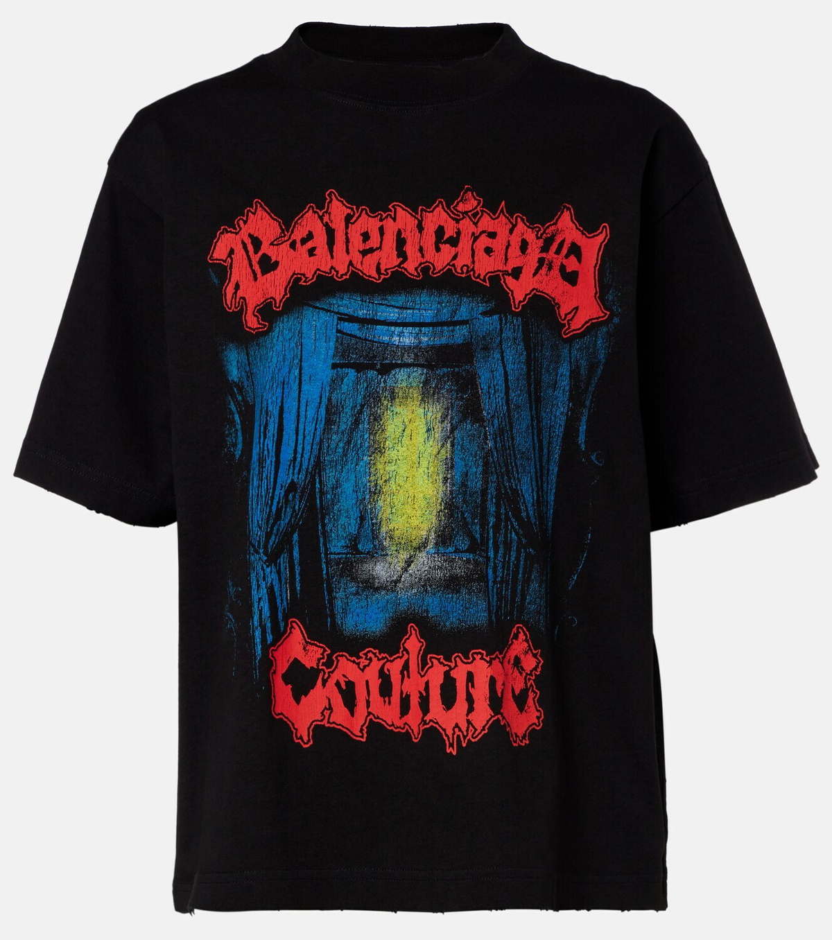 Balenciaga Printed cotton T-shirt