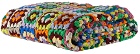 The Elder Statesman Multicolor Cashmere Hand Crochet Mixer Blanket