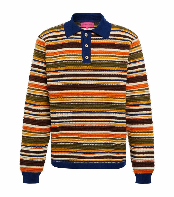 Photo: The Elder Statesman - Striped cashmere polo sweater