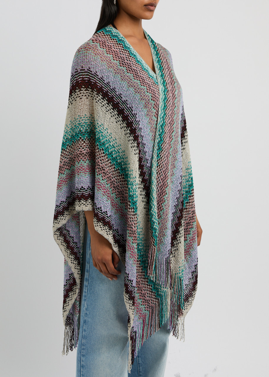 MISSONI マルチカラー ストライプ ストール MISSONI マルチカラー ストライプ ストール - メルカリ