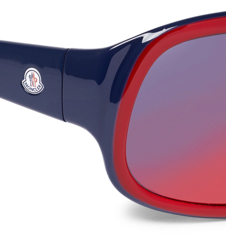 Moncler - Acetate Ski Sunglasses - Men - Red Moncler