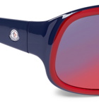 Moncler - Acetate Ski Sunglasses - Men - Red