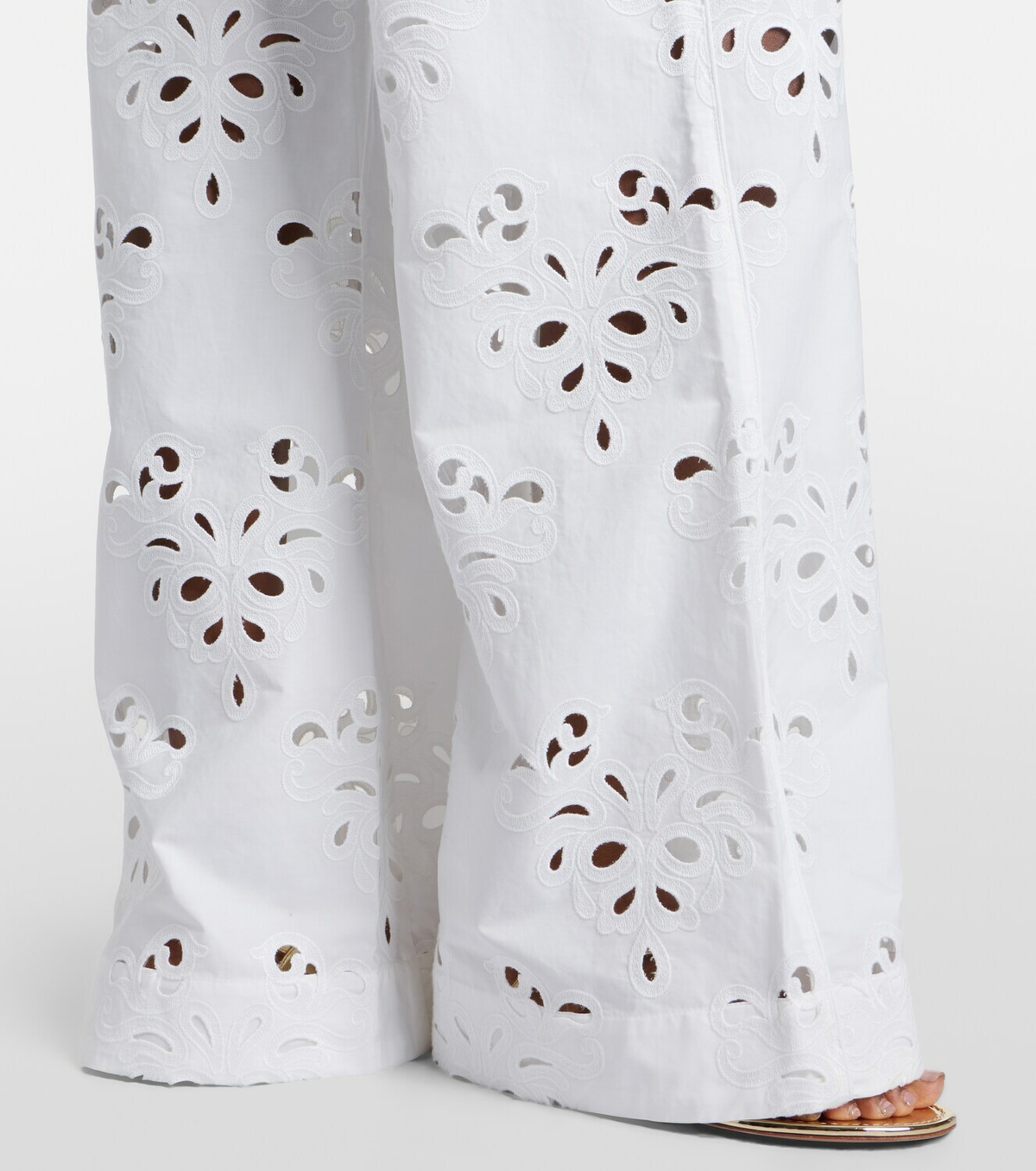 Rebecca Vallance Artesan broderie anglaise flared pants