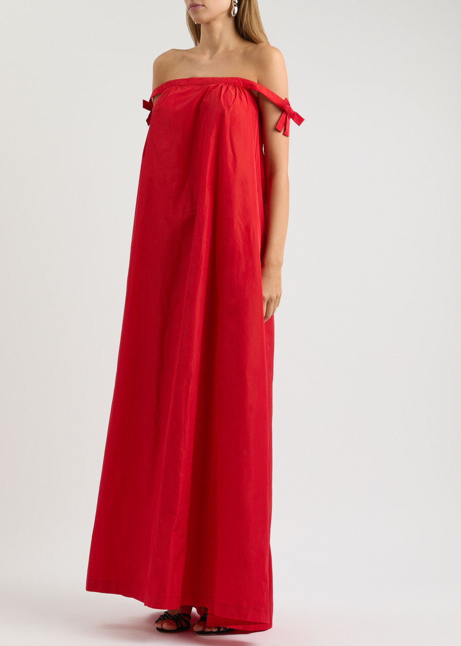 strapless open back dress XL / Ruby