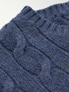 Ralph Lauren Purple label - Cable-Knit Cashmere Sweater - Blue
