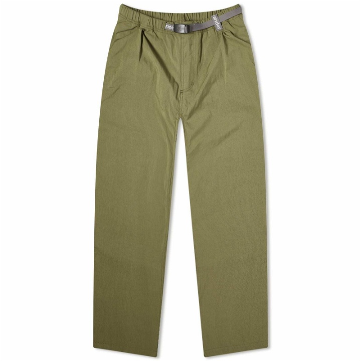 Photo: Gramicci Men's x And Wander Climbing G-Pants in Olive