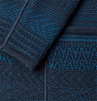 Missoni - Crochet-Knit Cotton and Wool-Blend Blazer - Blue