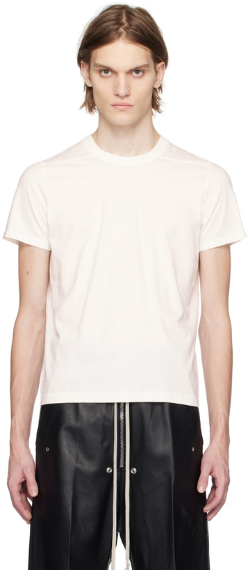 Photo: Rick Owens Off-White Short Level T-Shirt