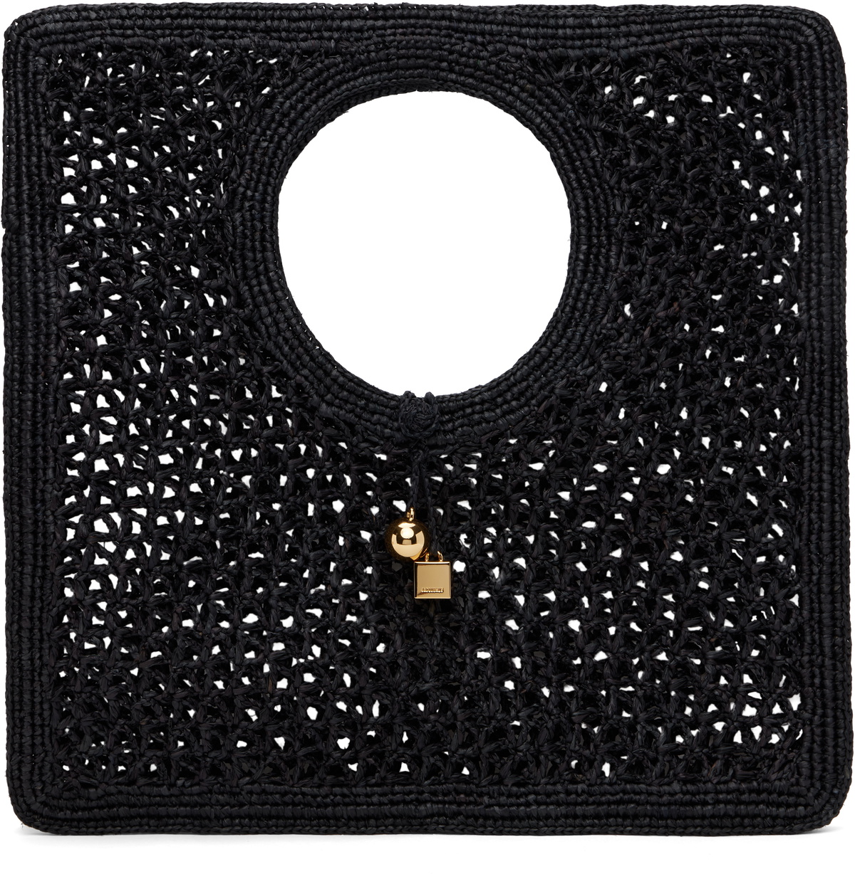 JACQUEMUS Black La Casa 'Le Carré Spiaggia' Tote Jacquemus